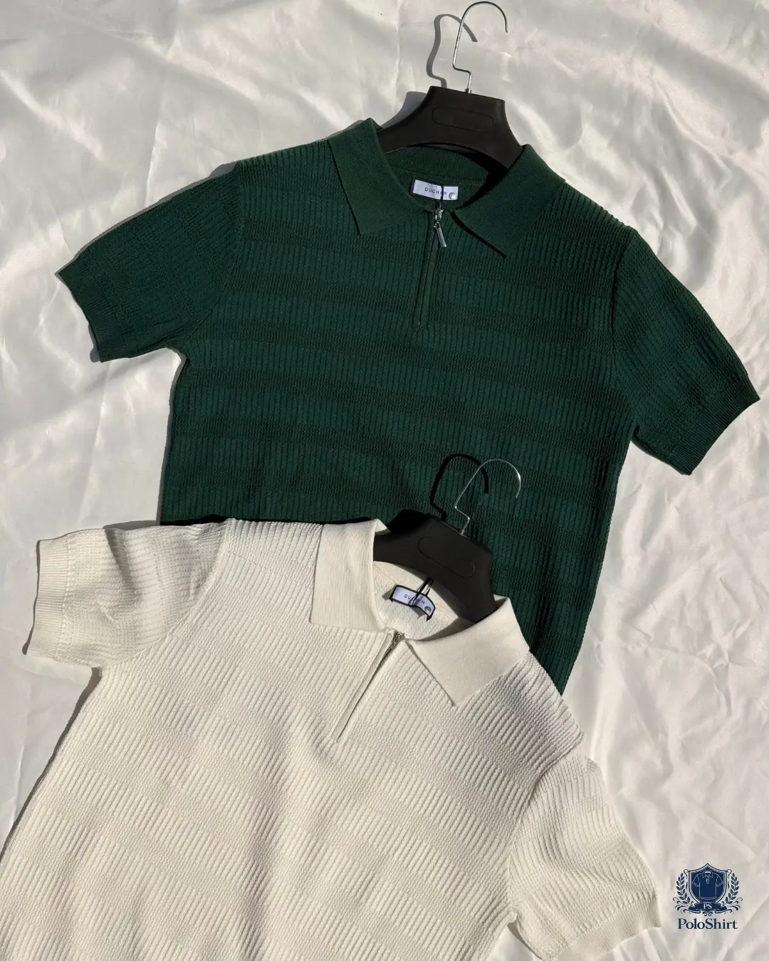 zipped polo cotton polo shirt Jordan