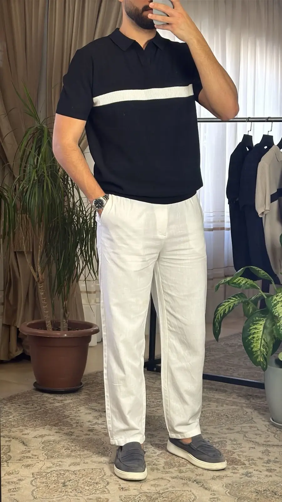 classic polo cotton polo shirt Jordan