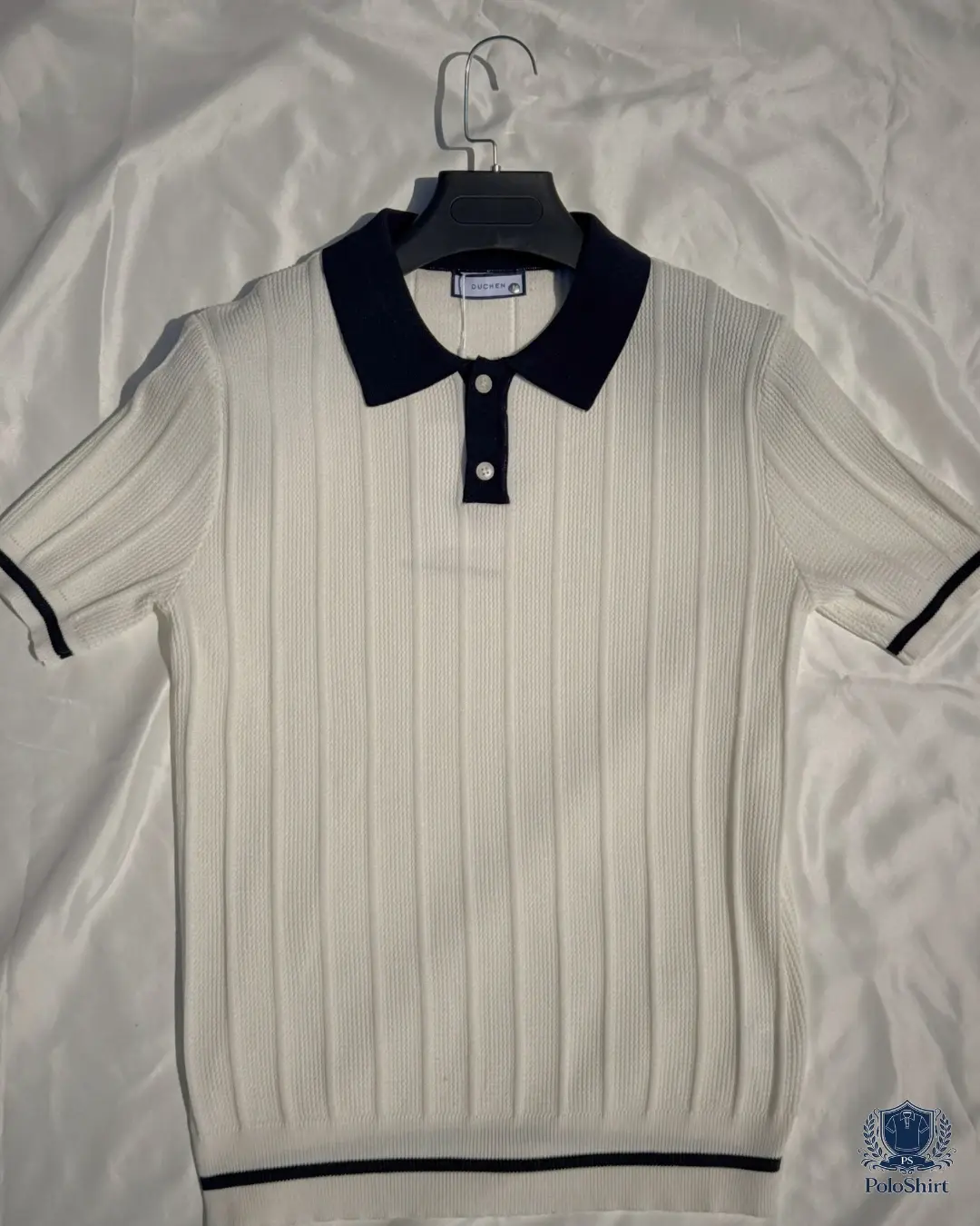 Old money style men's cotton polo shirt Jordan